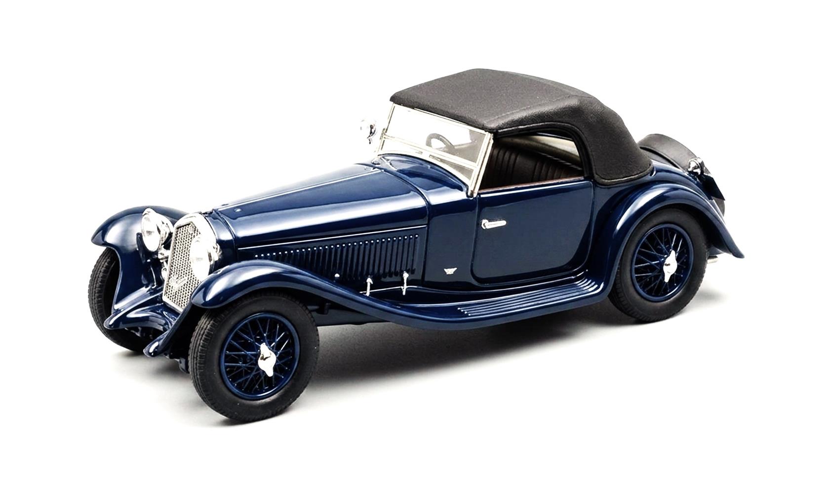 Alfa Romeo 6C 1750 SC Figoni Gesloten 1932 Blauw - 1:43